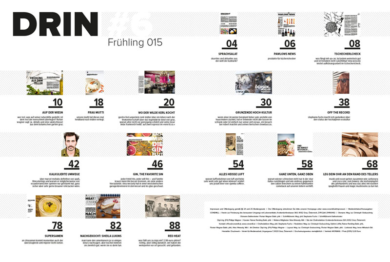 Galerie ausgewählter Arbeiten aus CONEMILL