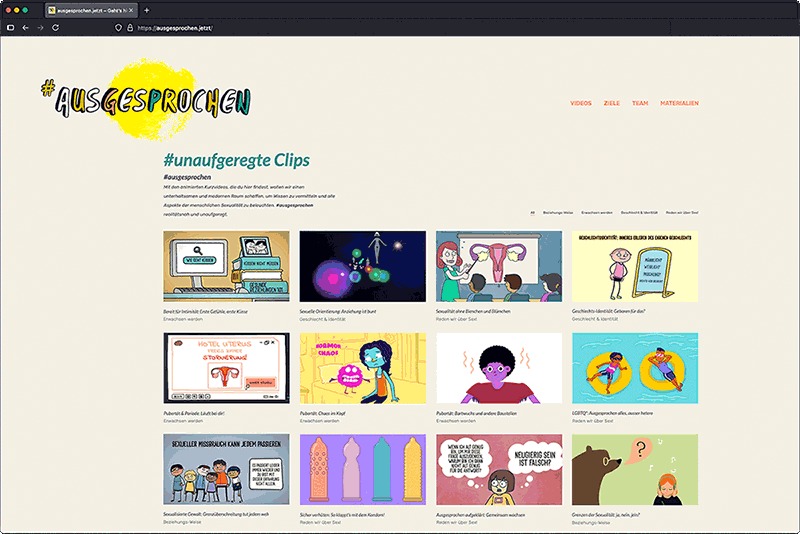 screenshot der website ausgesprochen.jetzt