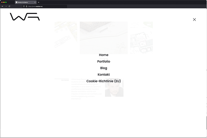 screenshot der website wastian.cc